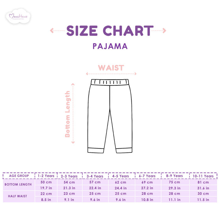 Organic Cotton Unisex Kids Pajama Set Combo | Night Suit | Sleepwear | Monkey