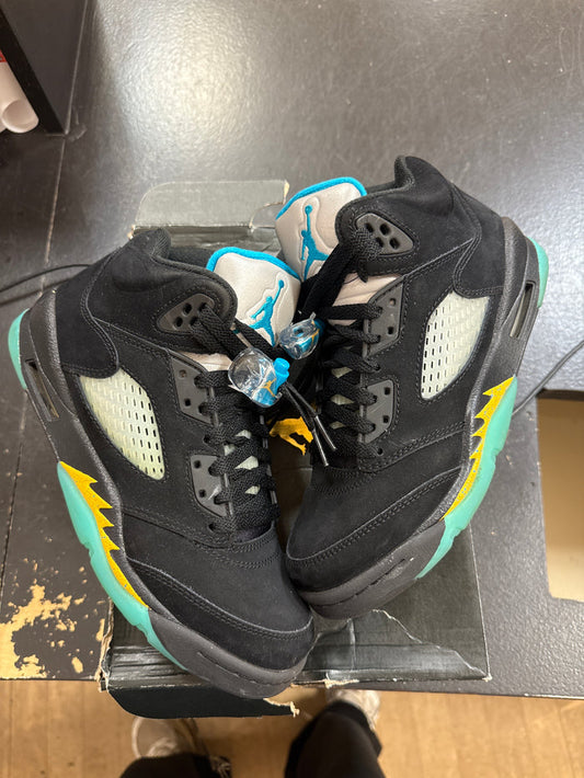 Pre owned jordan 5 Aqua
