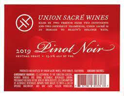 Union Sacre Central Coast Pinot Noir 2024