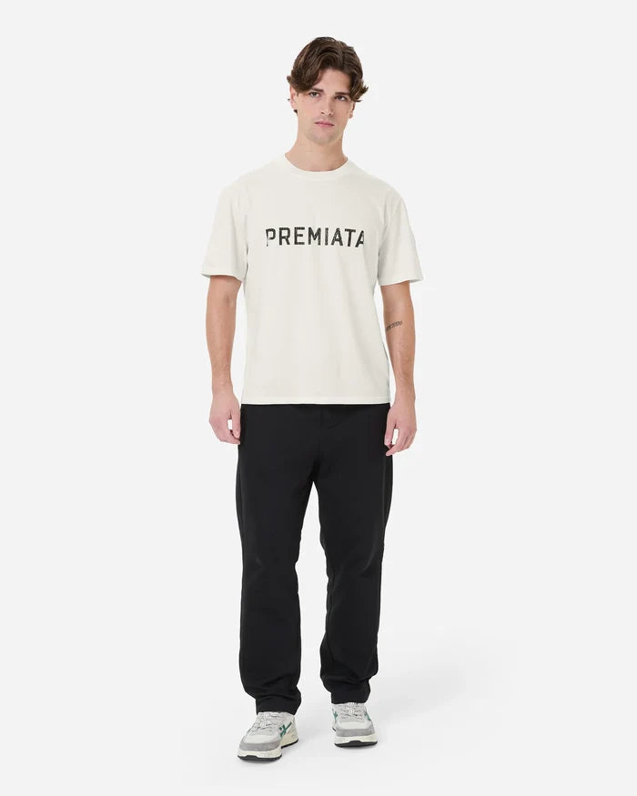 White Cotton Printed T-Shirt