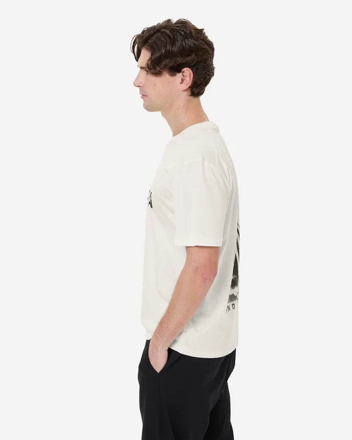 White Cotton Printed T-Shirt